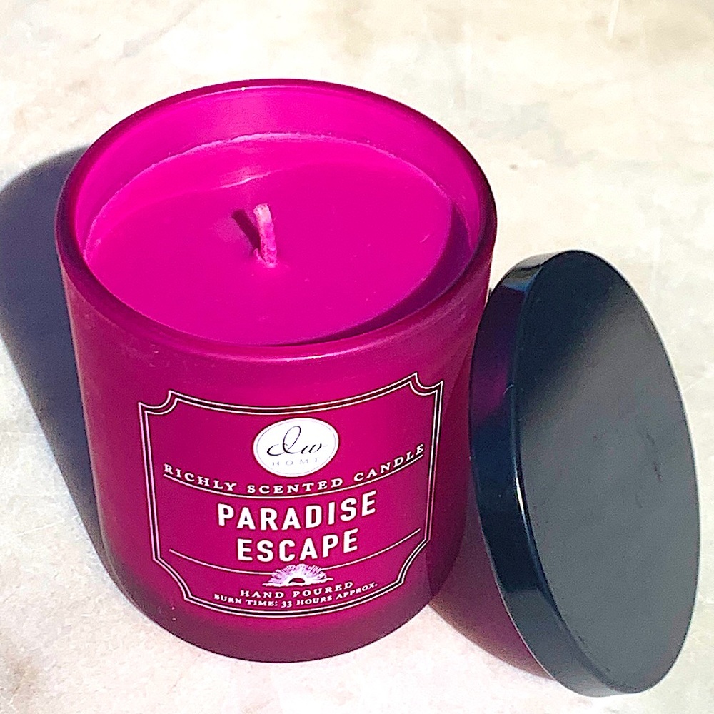 DW HOME CANDLE PARADISE ESCAPE RICHLY SCENTED NEW 1 WICK 9.5 oz